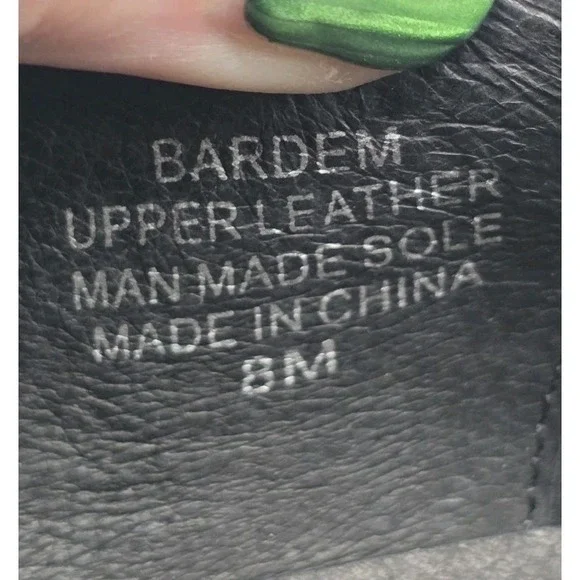 Jeffrey Campbell Bardem Shoes Womens 8 Black Leather Platform Oxford Pointed Toe - Picture 12 of 15